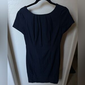 Banana Republic black navy gingham dress - Size 2